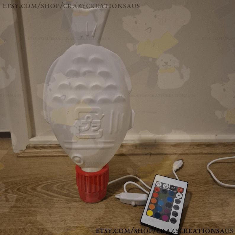 40cm / 30cm Soy Sauce Fish Lamp - 2 unique fin designs to choose from! image 8