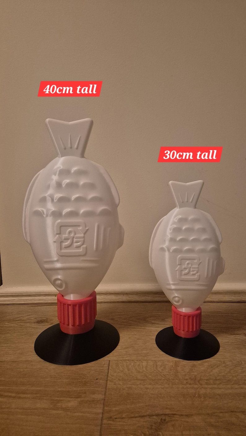 40cm / 30cm Soy Sauce Fish Lamp - 2 unique fin designs to choose from! image 4