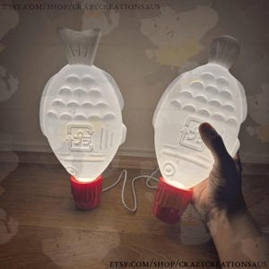 40cm / 30cm Soy Sauce Fish Lamp - 2 unique fin designs to choose from! image 2