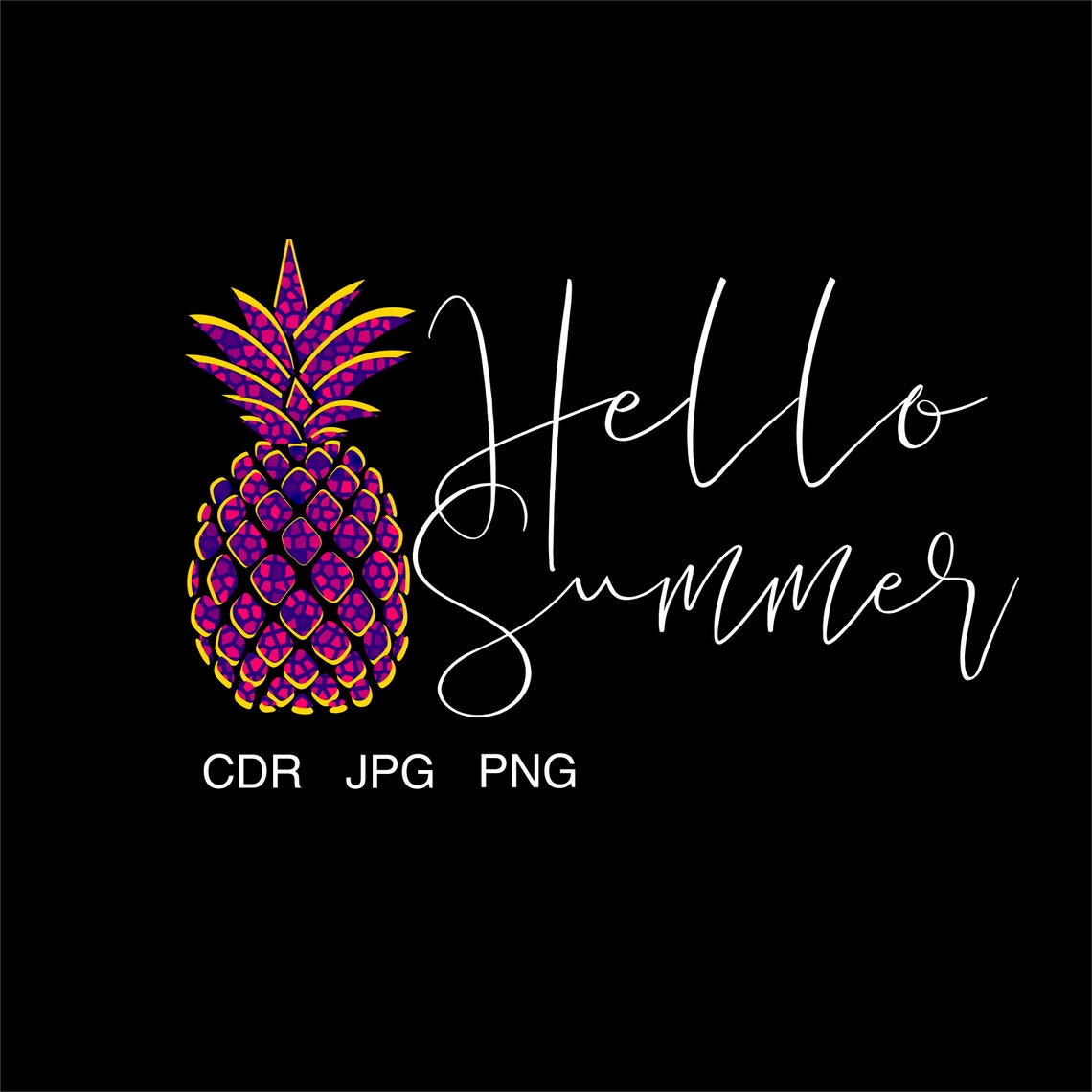 Download Pineapple svg Summer svg Summer quotes svg files Instant | Etsy