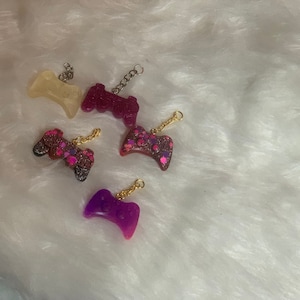 Mini Resin Game Controller Keychain