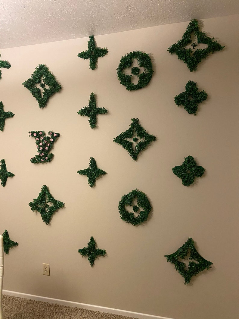 LV Designer Grass Wall Etsy