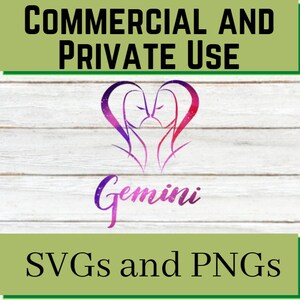 Gemini Zodiac SVG Commercial and Private use, astrology svg, galaxy svg, space svg