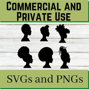 Black Queen svg Commercial or Personal Use, Black Women Silhouette svg, Afro Girl svg, afro lady svg, afro svg, afro woman svg, Natural hair