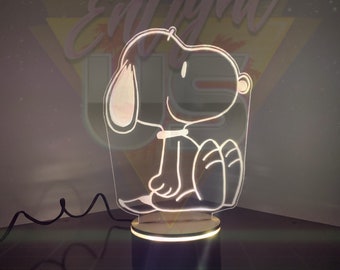 Snoopy Night Light | Etsy Snoopy Night Light | Etsy