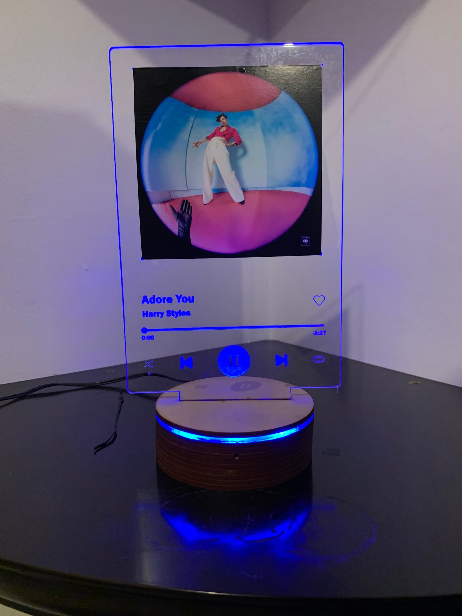 Personalized Spotify Song 3D LED Lamp Etsy