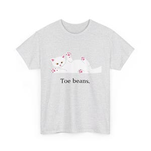 Toe Beans Katze Grafik Tshirt Unisex Schwere Baumwolle T-Shirt Entzückende niedliche Cartoon Kitty