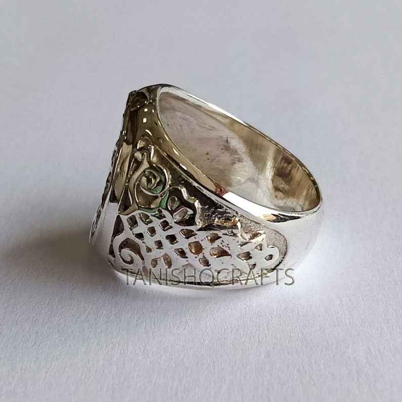 Sovereign Ring Sovereign Silver Mens Ring Sovereign Etsy