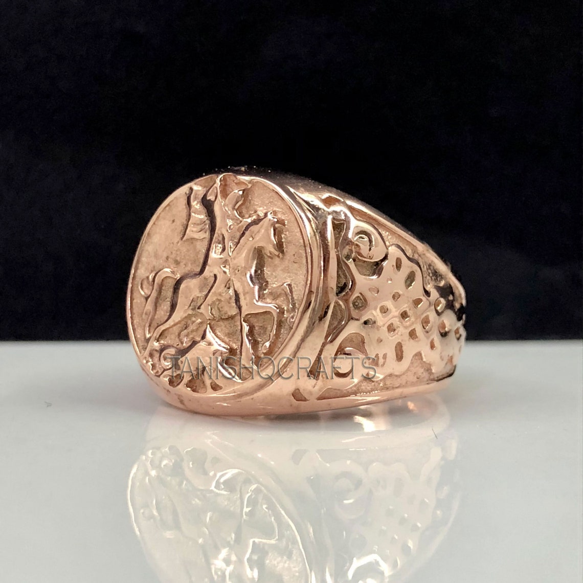 Sovereign Ring Sovereign Silver Mens Ring Sovereign Etsy