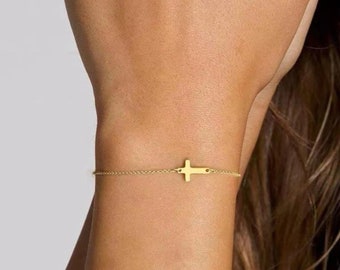 Cross Bracelet Gold/Silver