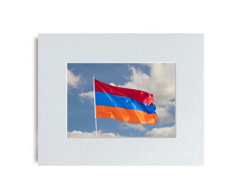 Armenian Flag on Sunny day