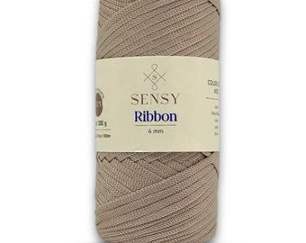 Sensy Premium 4mm - 109 Yards 100% Polyester Macrame Ribbon