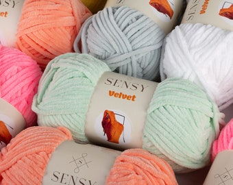 Sensy Cake Yarn, 5.3 Oz, 525 Yards, Multicolor Yarn for Crocheting
