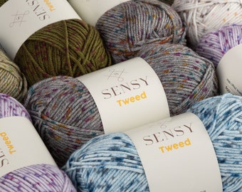 S SENSY sensy cake yarn, 5.3 oz, 525 yards, multicolor yarn for