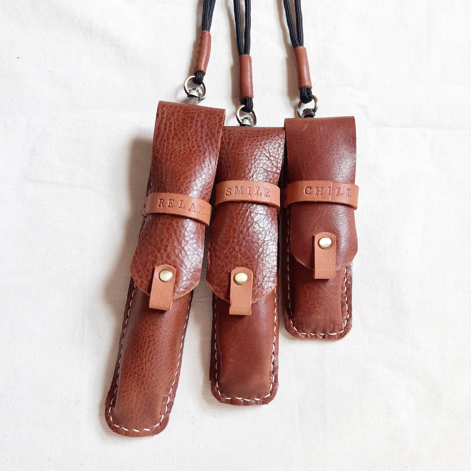 Leather Ecigarette Holder Lanyard Personalized Leather VAPE Pen Holder Vape Pen Case Vape