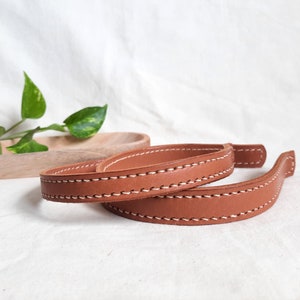 Simple Leather Headband, 1.5cm Width Leather Hair band, Basic Headband, Hair Accessories, Adult Headband, minimalist headband, Red Headband