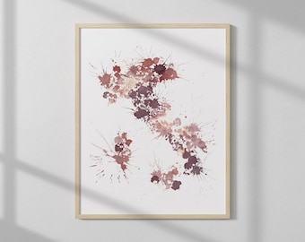 Real Wine: Italy wine art print | kitchen art, Italy art, Italy print, bar cart art, Italy map, bar cart decor, wine decor, wine cellar art