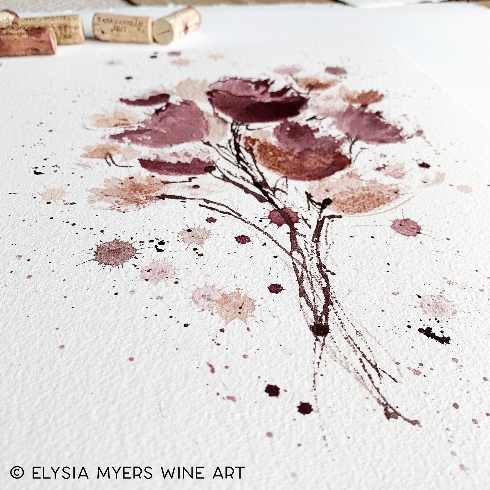 Real Wine Art Print flower art print kitchen décor living Etsy