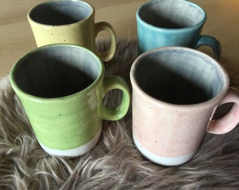 Tasse handgetöpfert Keramik echte Handarbeit neu