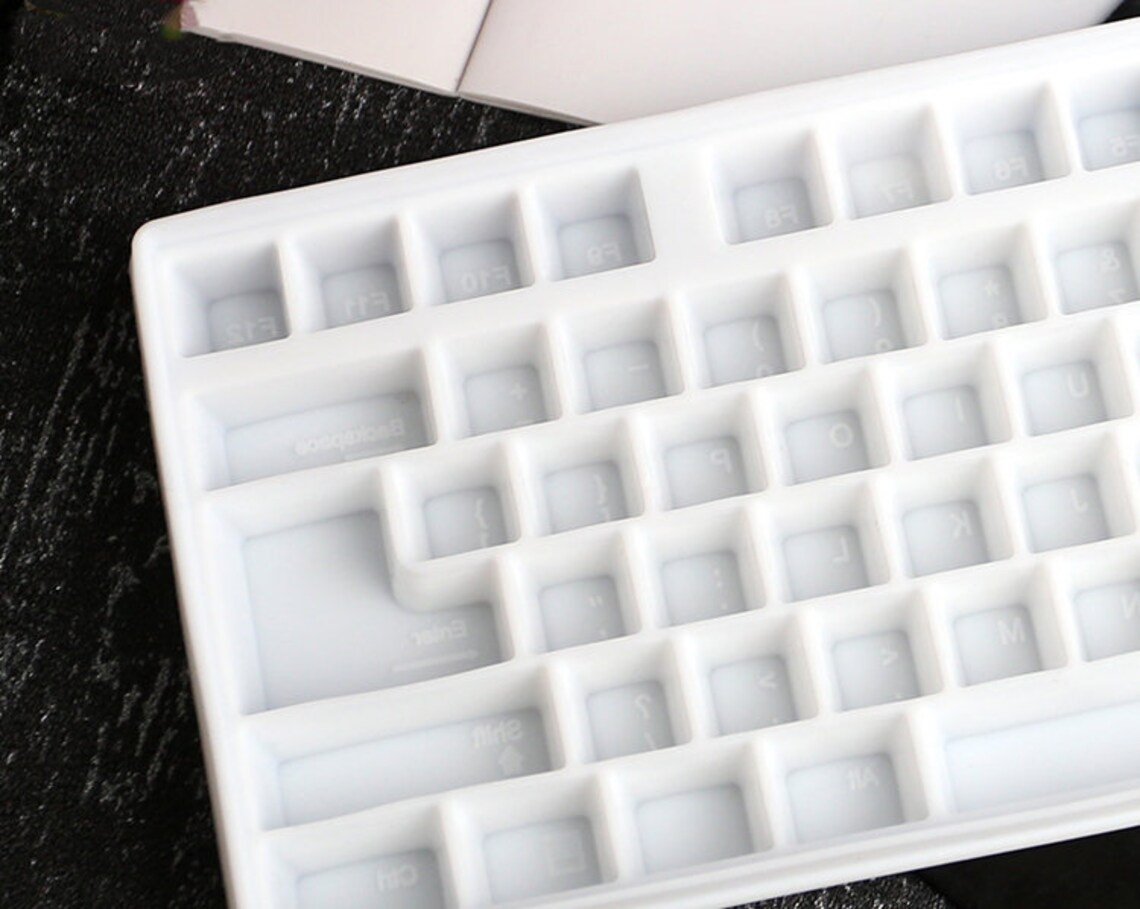Keyboard Resin Mold Keyboard Silicone Resin Mold Keyboard Etsy