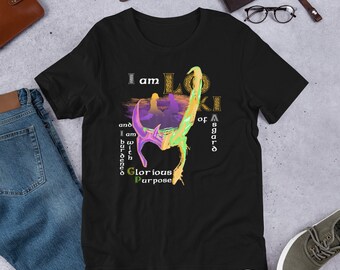 Loki's Purpose - White text unisex T-shirt