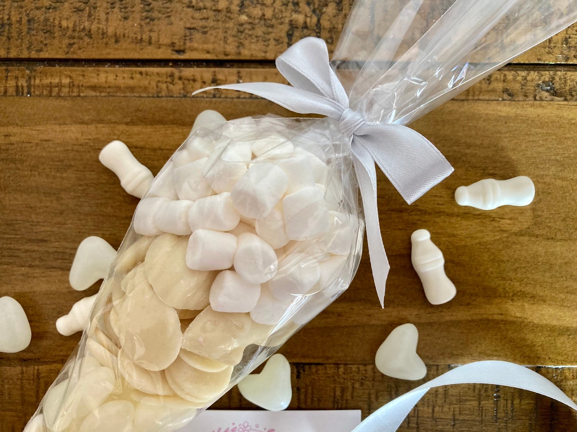 Large White sweet cones wedding favour party favours sweet Etsy.de