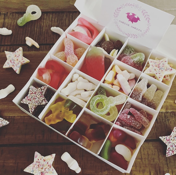 Pick and mix sweet box, retro sweet, sweet gifts, traditional sweets, gifts for him, gifts for her