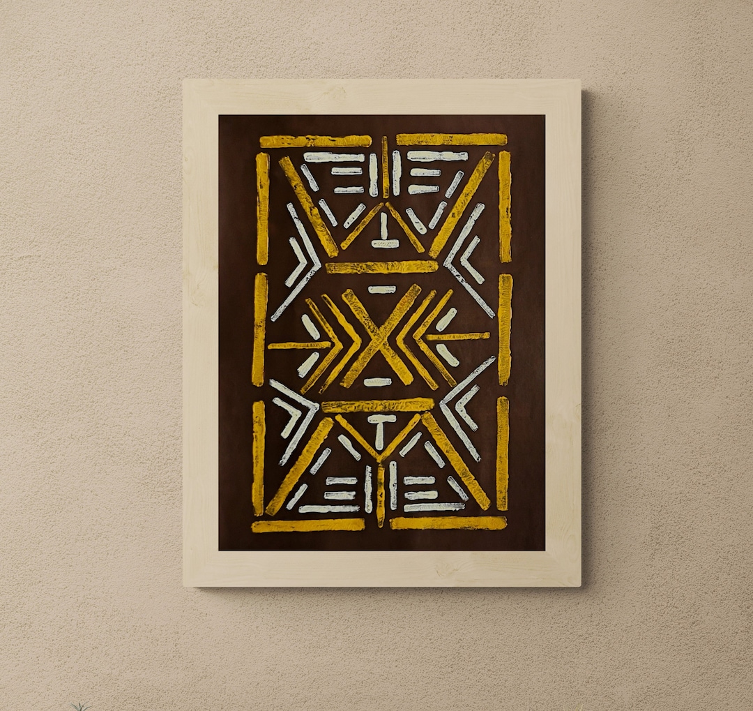 Downloadable Geometric Wall Decor Printable Tribal Wall Art Tribal