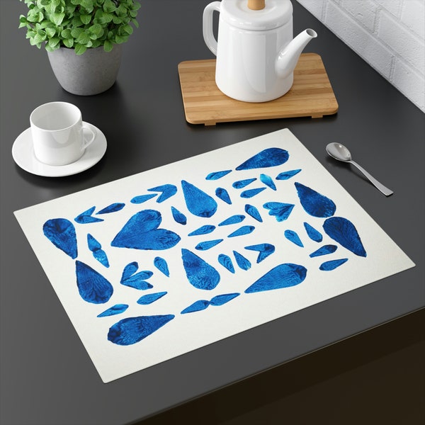 Cobalt Blue Placemats Etsy