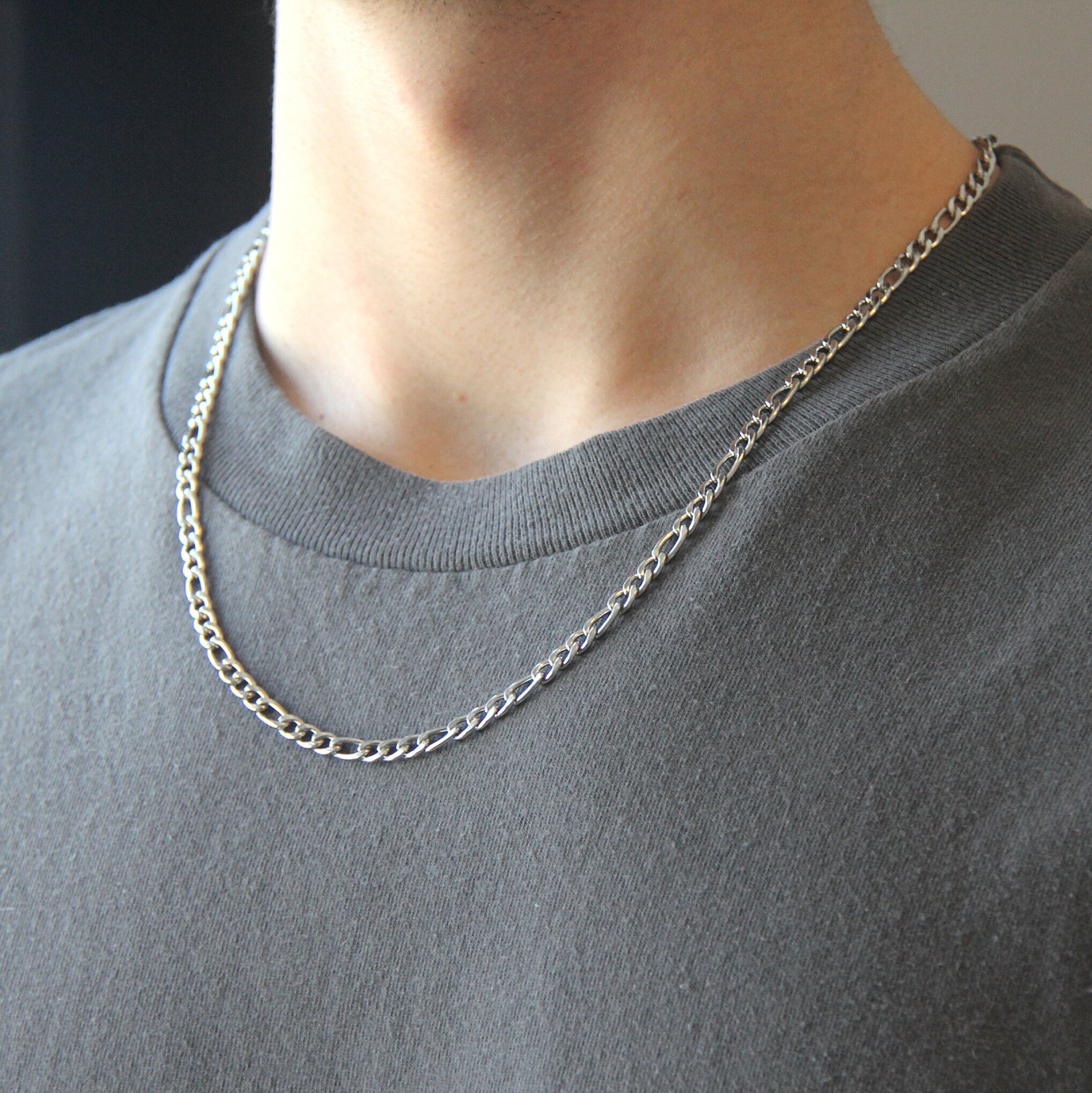 Stainless Steel Double Layer Pendant Chain | Streets of Seoul | Men's  Korean Style Fashion