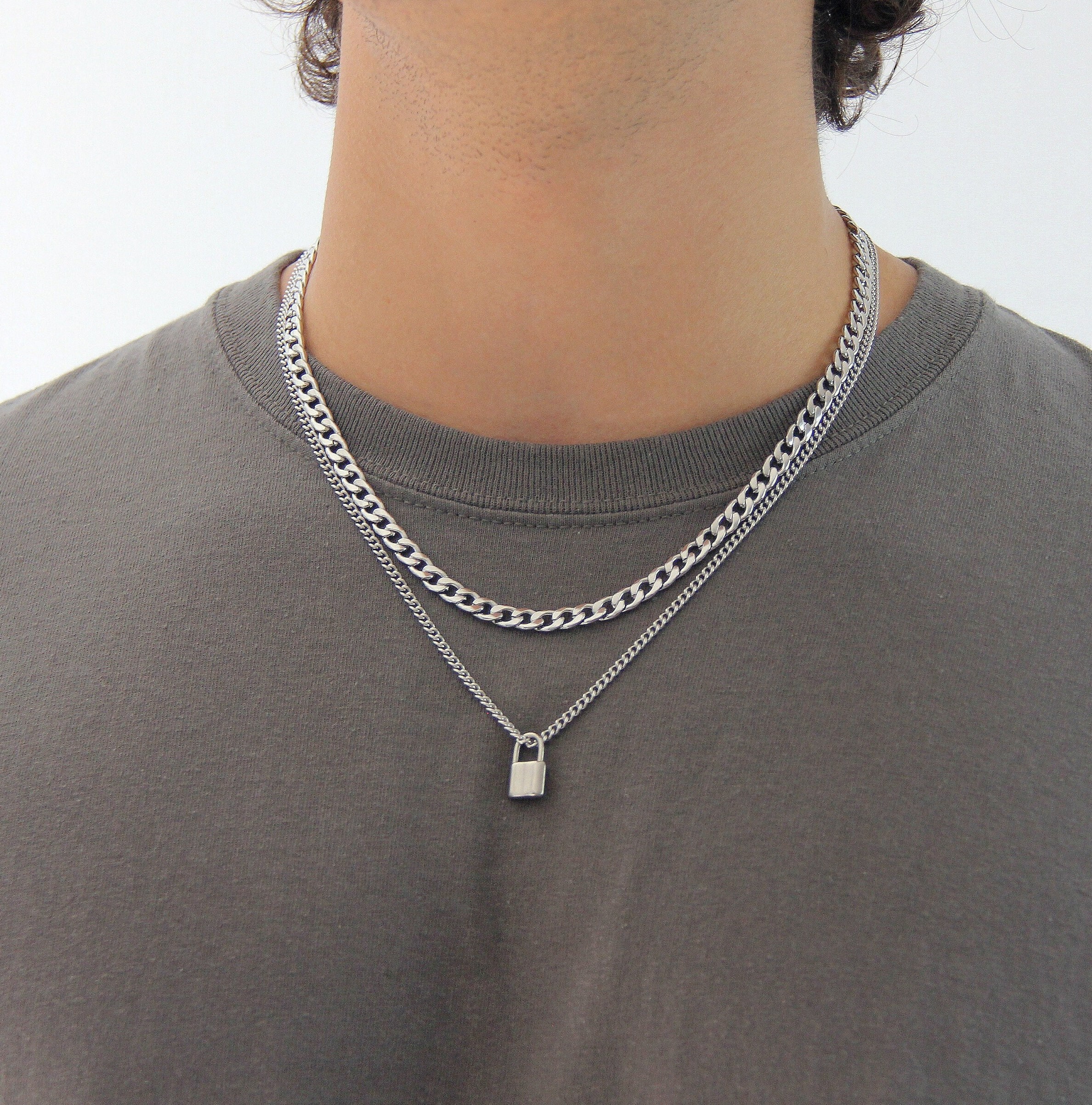 Louis Vuitton diamond studed padlock necklace preorder, Women's