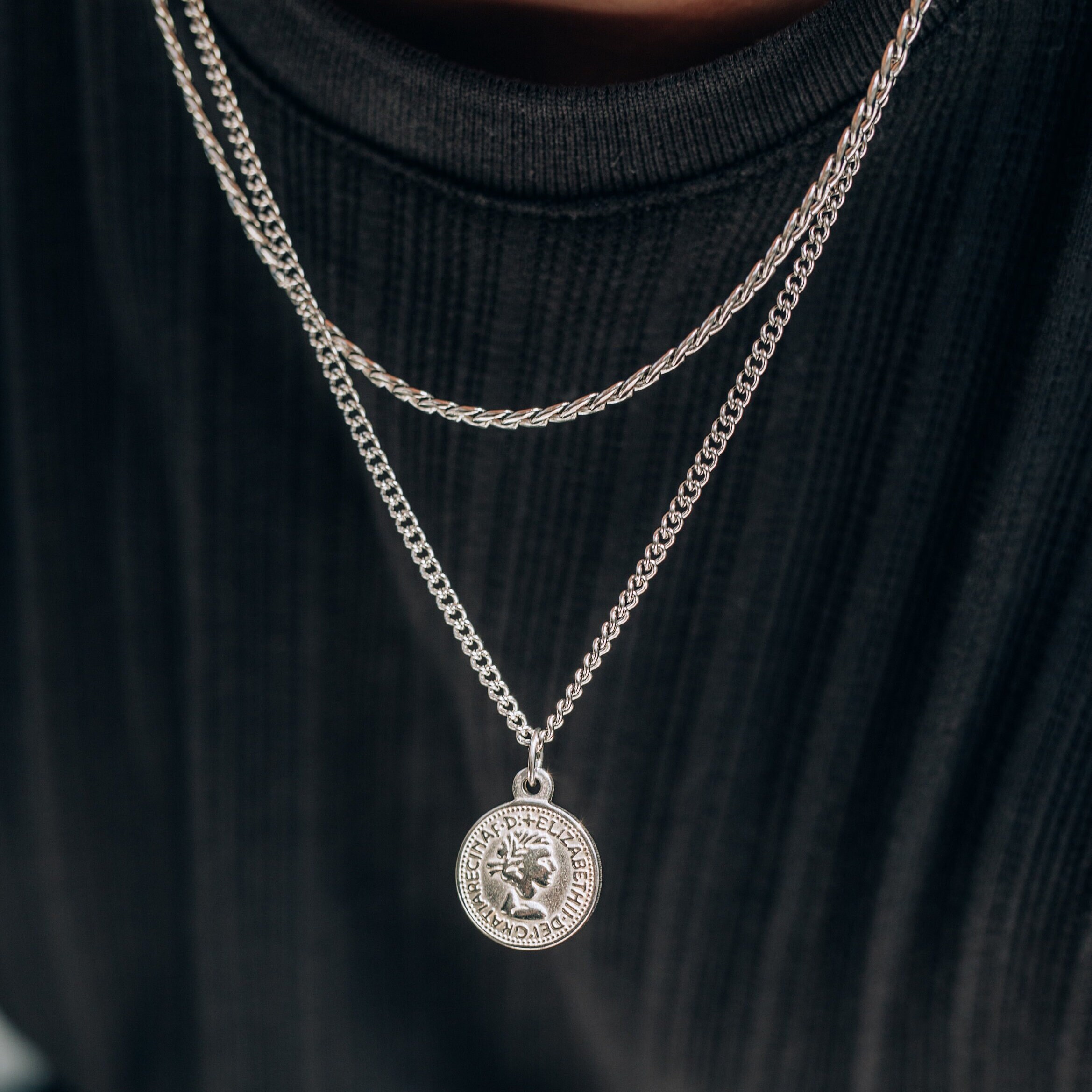 ⑥Etoile Coin Necklace【＃Casual】 （Silver）