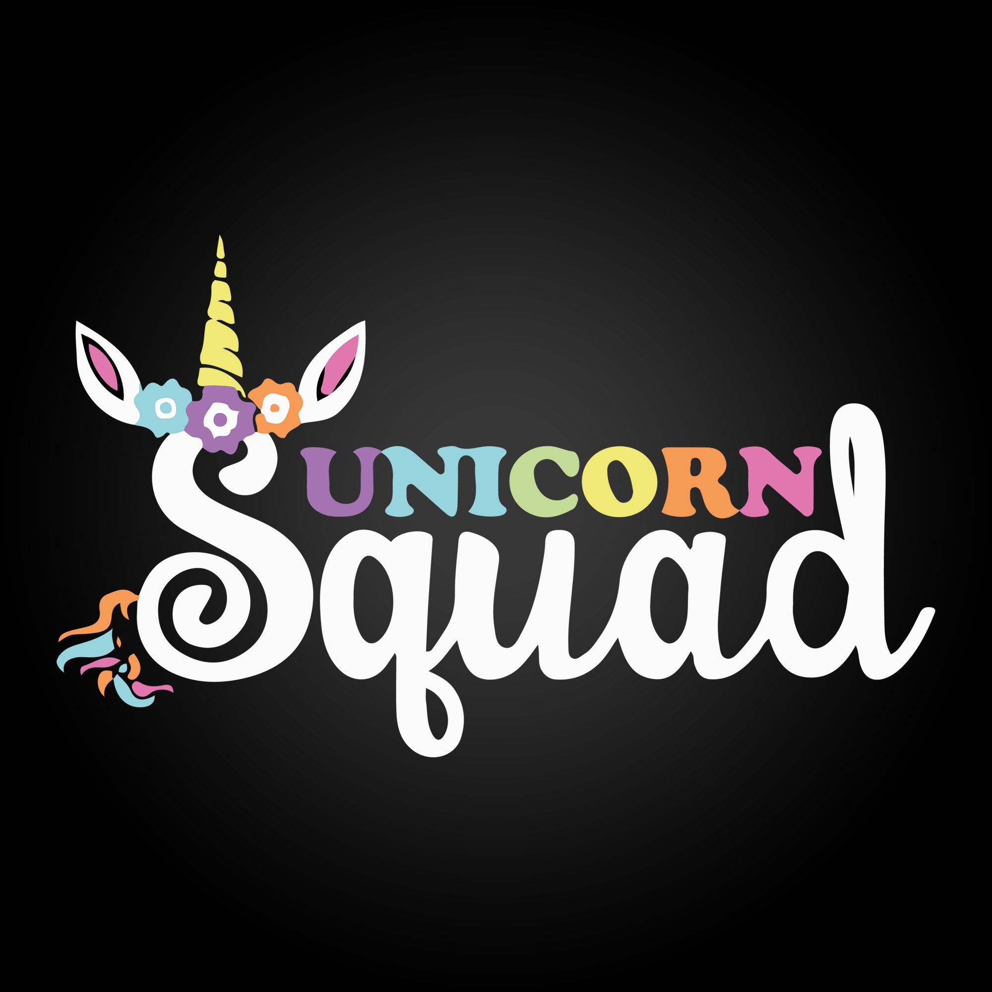 Unicorn Squad Svg Png Dxf Eps1 | Etsy