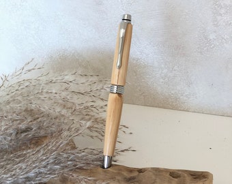 Pen, artisanal pen, wooden pen, turned wood pen, turned ballpoint pen, artisanal wood pen, fir pen