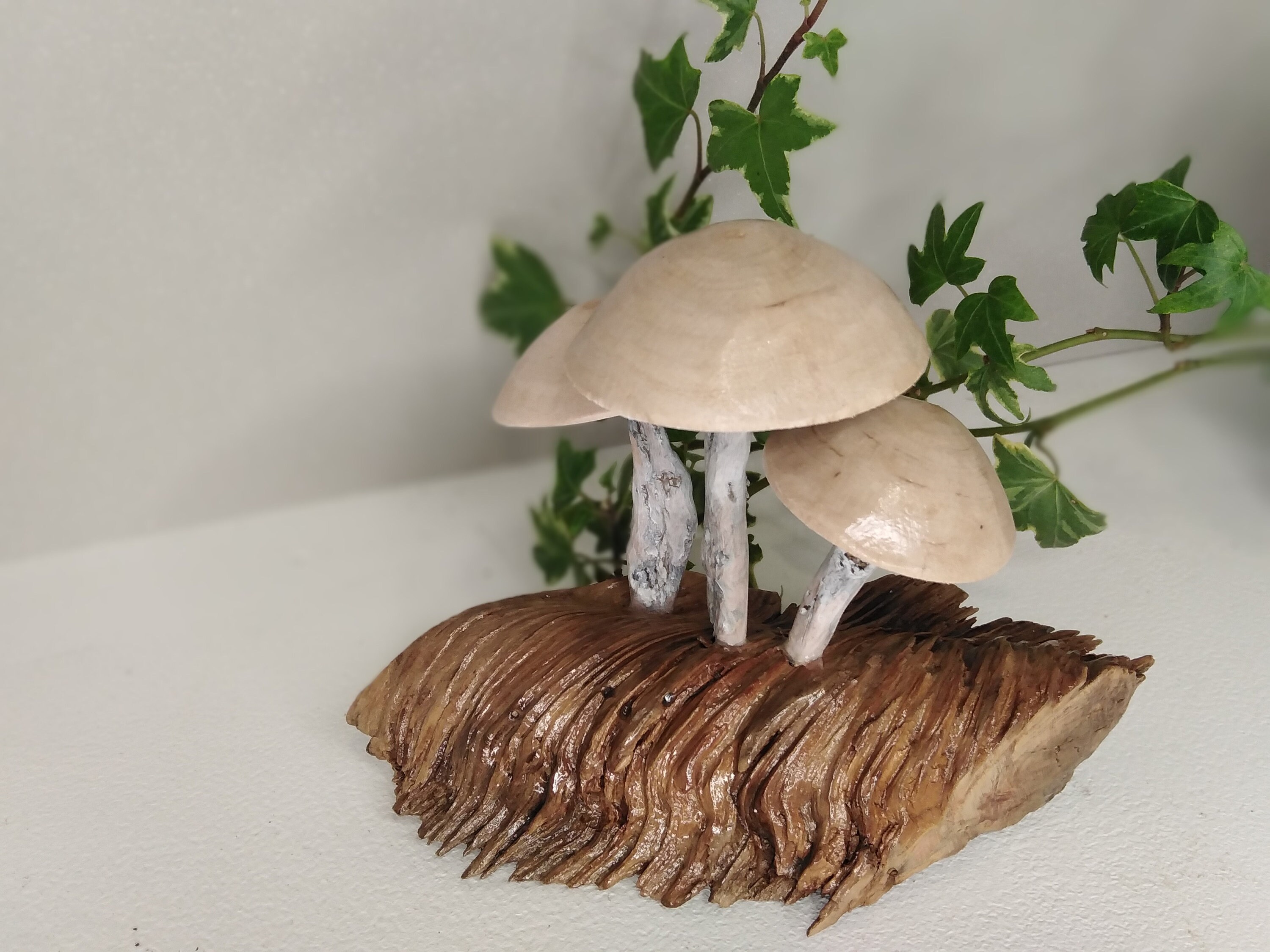 Champignons Décoration, Champignon Bois