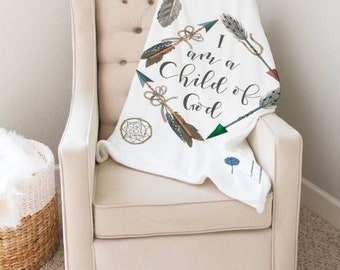 i am a child of god crib sheet