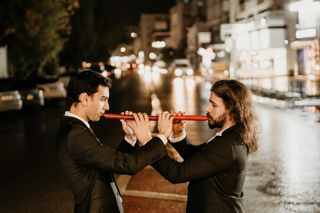 Handmade Hand Painted Flute for Couples or Close Friends / Personal