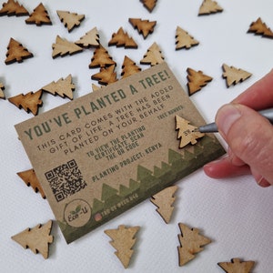 Gift of a tree | The original plant a tree card | Eco friendly gift | Gift of life | Sustainable | Wedding favours | Customise | Corporate