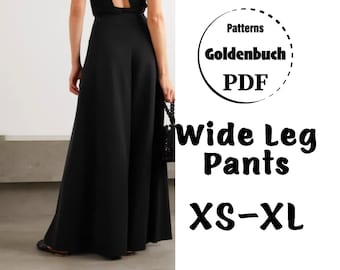 Palazzo Pants Pattern - Etsy