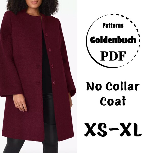 Knee Length Coat Etsy