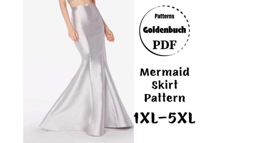 Fishtail skirt cheap cutting