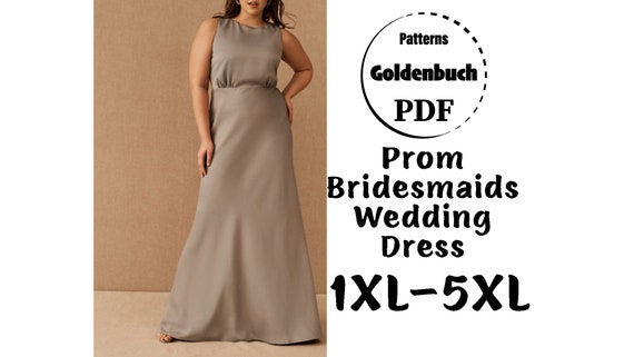 Plus Size Wedding Gown Patterns To Sew Vogue SEWING PATTERN V1032