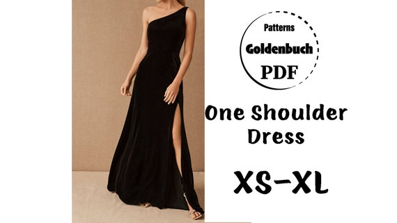 One Shoulder Dress Pattern