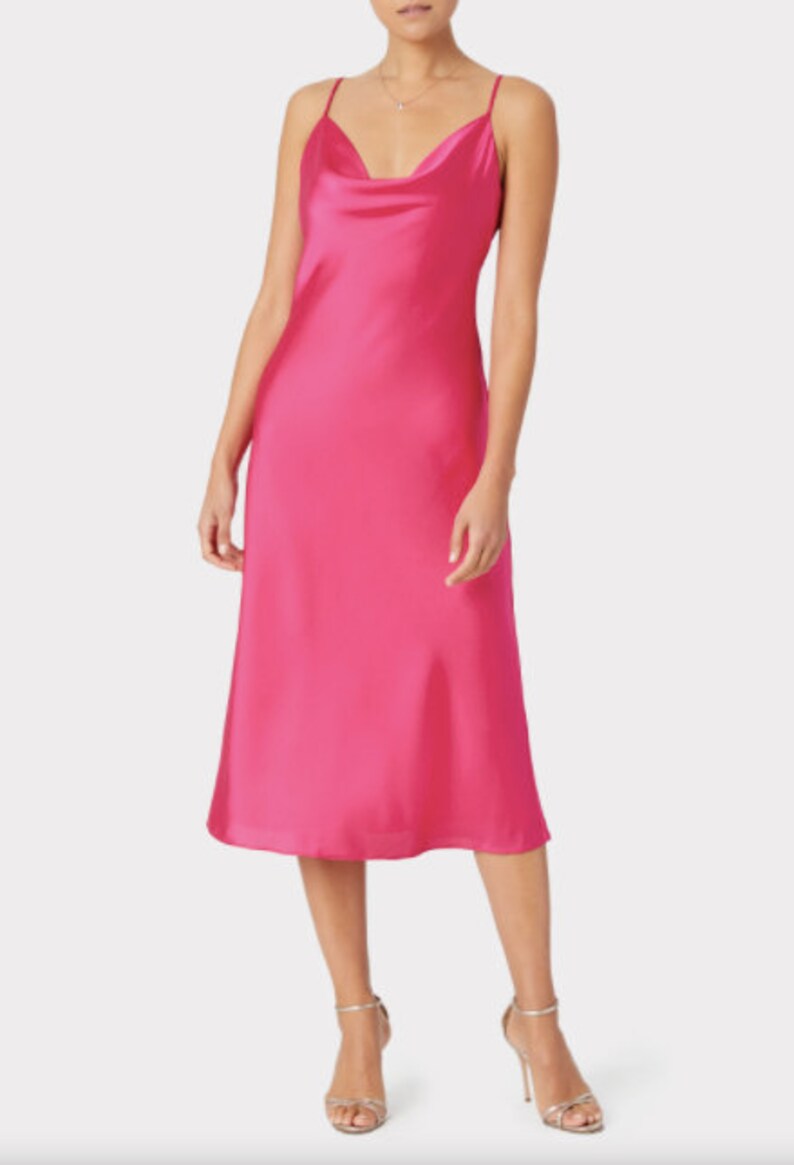 XSXL Cowl Slip Dress PDF Sewing Pattern Summer Midi Dress Etsy