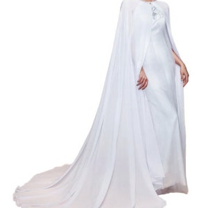 XS-XL Wedding Cape With Train PDF Sewing Pattern Winter Bridal Gown ...