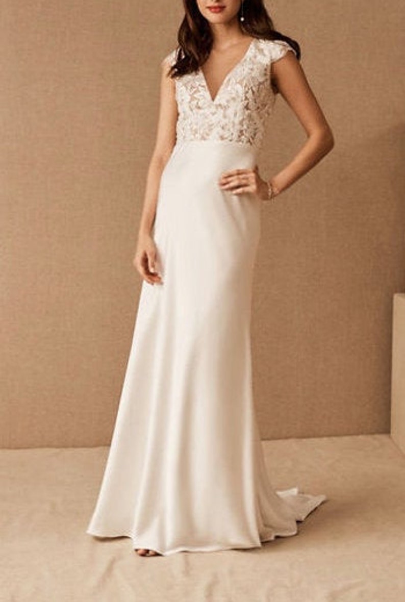 XSXL Wedding Dress With Train PDF Sewing Pattern Aline Etsy