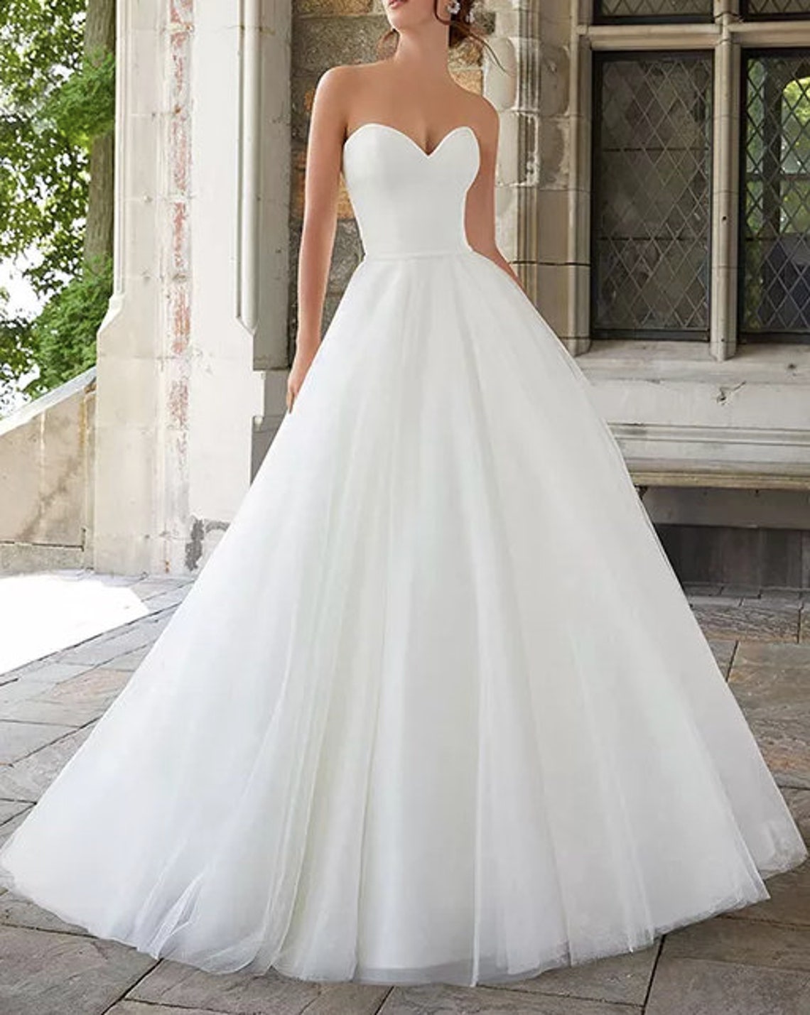 XSXL Wedding Dress PDF Sewing Pattern Sweetheart Prom Gown Etsy