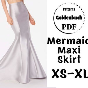 maxi fishtail skirt