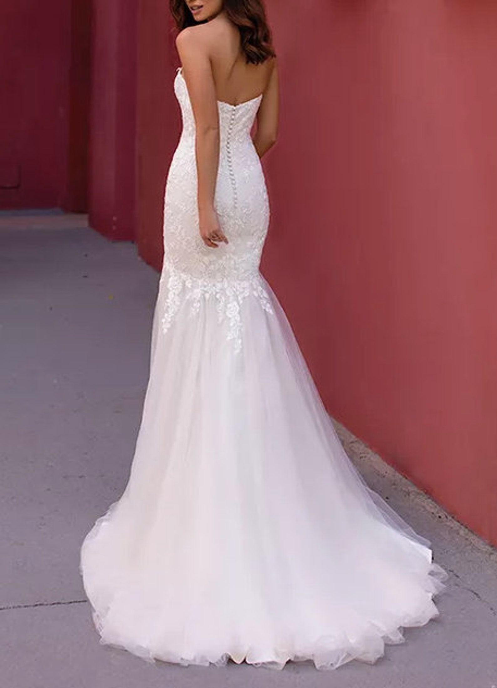 XSXL Wedding Dress PDF Sewing Pattern Fishtail Bridal Gown Etsy