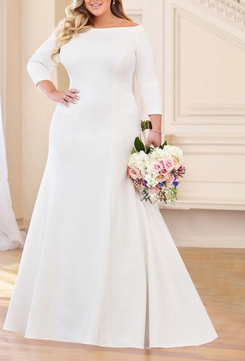 1XL-5XL Wedding Dress PDF Pattern Plus Size Formal Gown A-line | Etsy